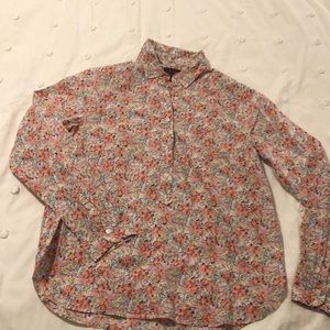 J.crew Liberty print blouse. Size 6